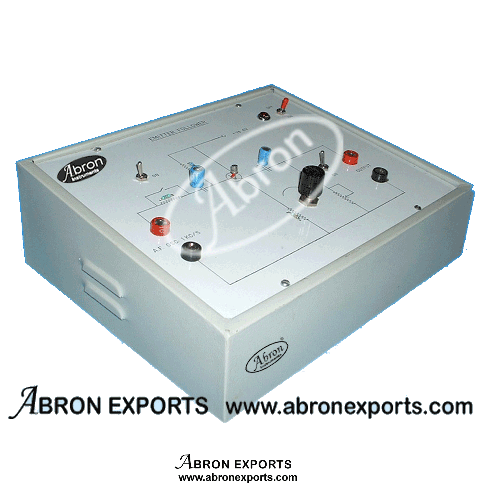 ETB Cathode Follower Electronic Training Board With Circuit Sockets Input for Oscillator Output for CRO to See Wave Test Points With Power Supply AE-1258A